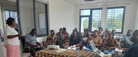 SOUTH TONGU DISTRICT EHSU TRAINS ENVIRONMENTAL HEALTH OFFICERS ON CLTS AND WASH ACTIVITIES.